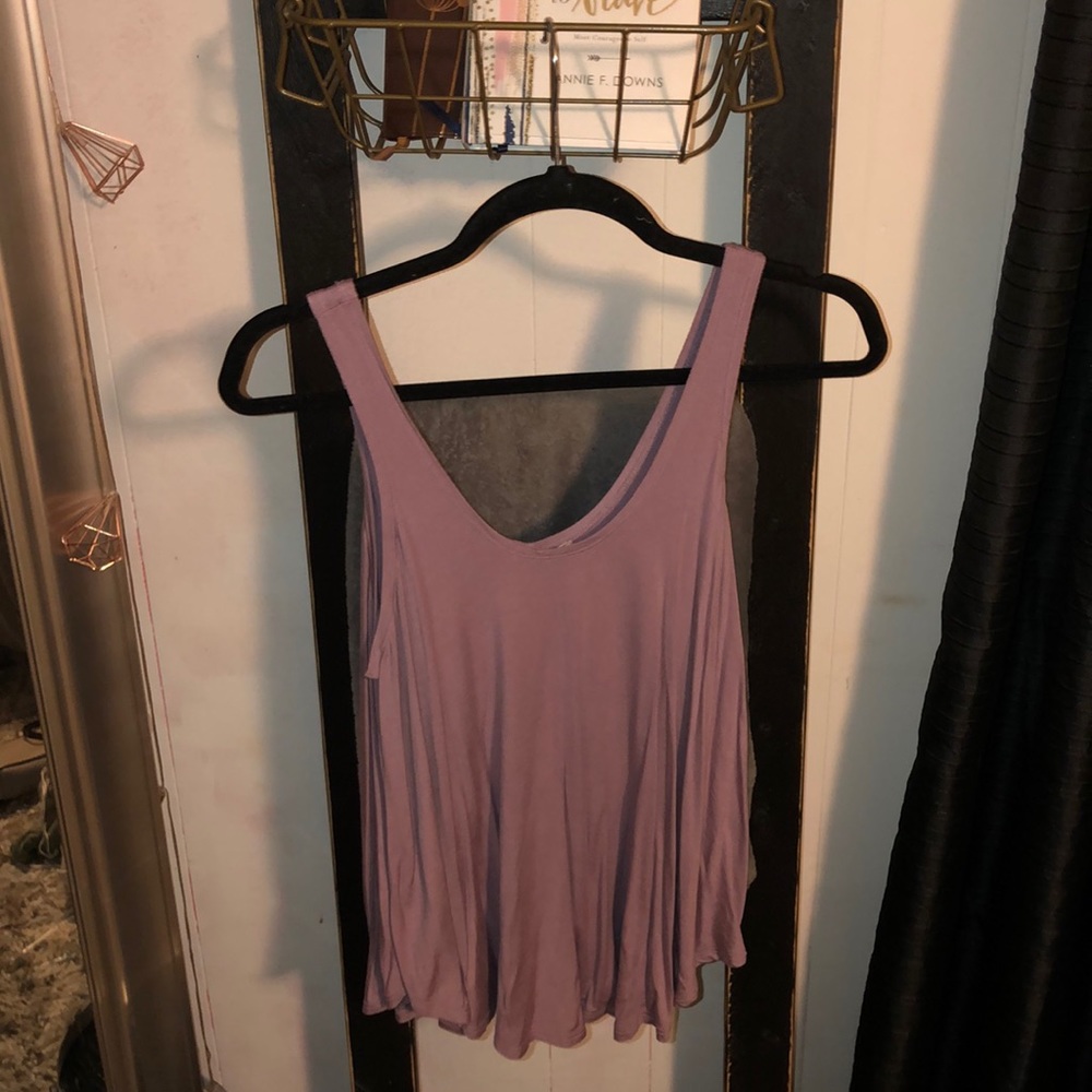 Float purple tank